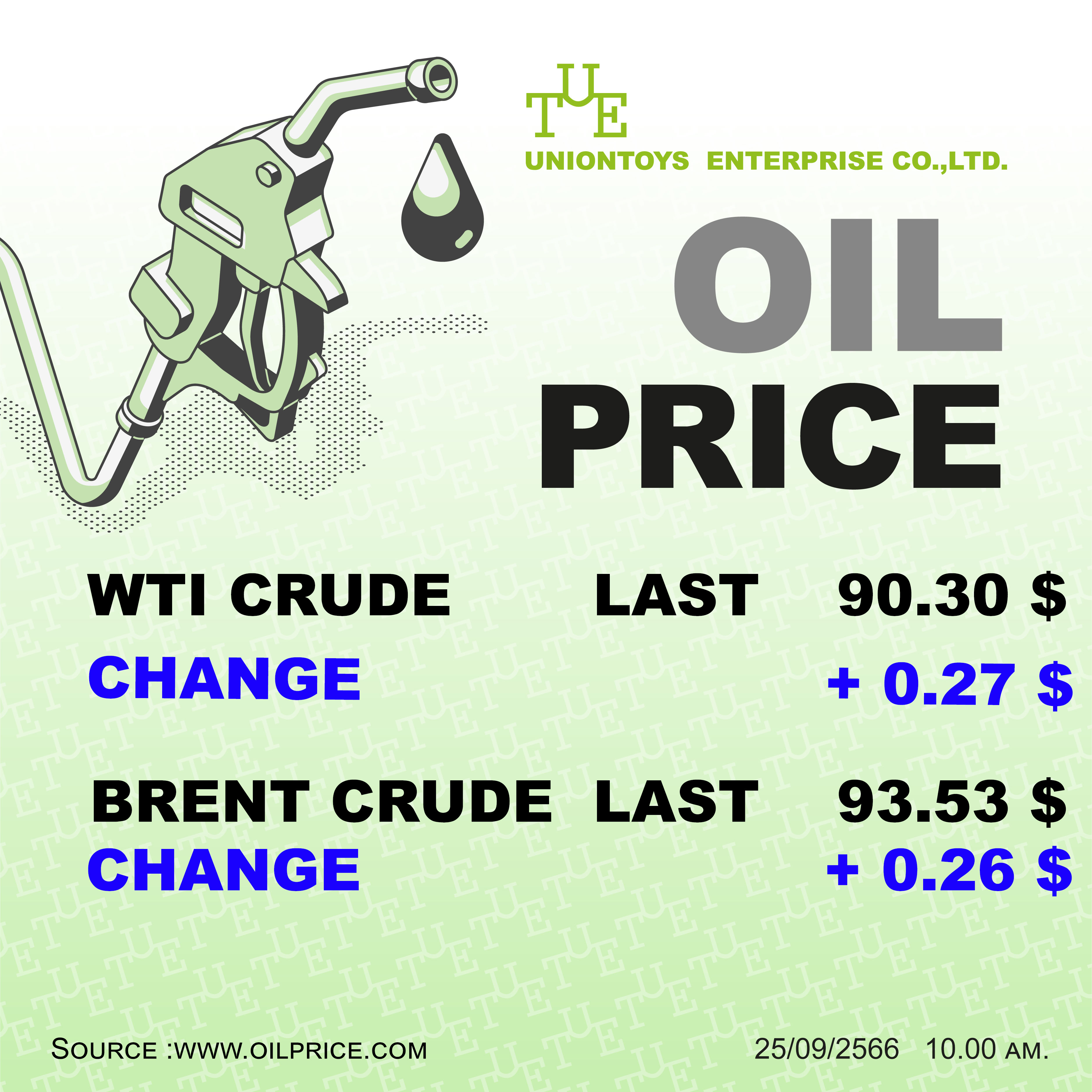 Uniontoys Oil Price Update - 26-09-2023